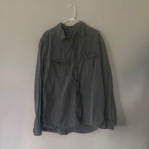 Button-down long sleeve shirt